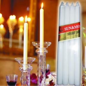 Africa White stick candle 