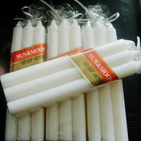 Africa White stick candle 