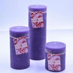 Pillar candle with different color and size  