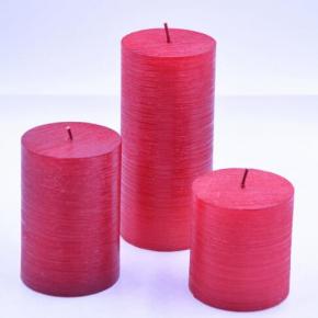 Pillar candle with different color and size 