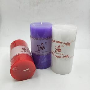 Pillar candle with different color and size  -  