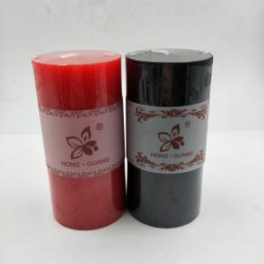 Pillar candle with different color and size  