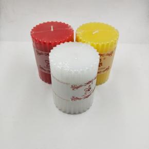 Pillar candle with different color and size  