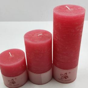 Pillar candle with different color and size  