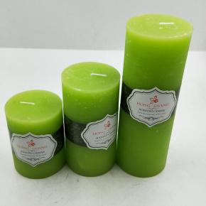 Pillar candle with different color and size  