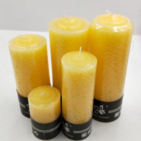 Pillar candle with different color and size    