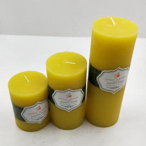 Pillar candle with different color and size    