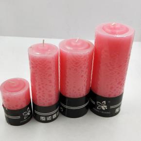 Pillar candle with different color and size  