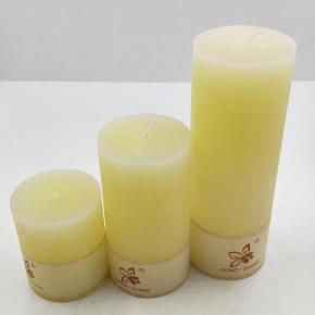Pillar candle with different color and size    