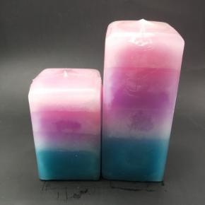 Pillar candle with different color and size    