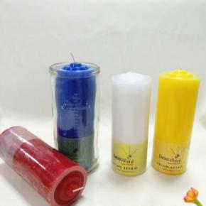 Pillar candle with different color and size    