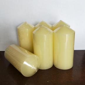 Pillar candle with different color and size 