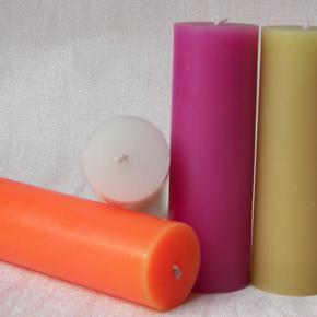 Pillar candle with different color and size  