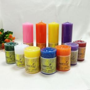 Pillar candle with different color and size  