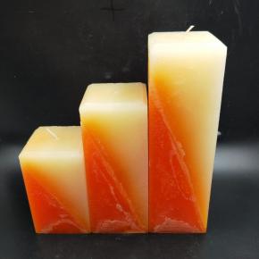 Pillar candle with different color and size   