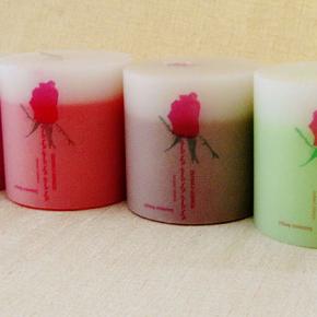 Pillar candle with different color and size 