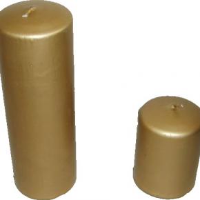 Pillar candle with different color and size