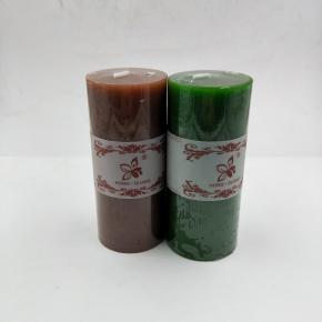 Pillar candle with different color and size 