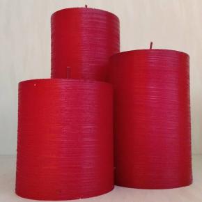 Pillar candle with different color and size