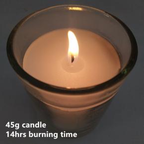 scented glass jar candle  