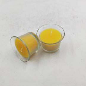 scented glass jar candle  