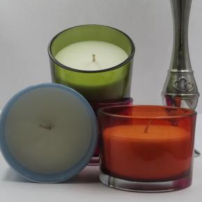 scented glass jar candle   