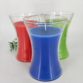 scented glass jar candle  