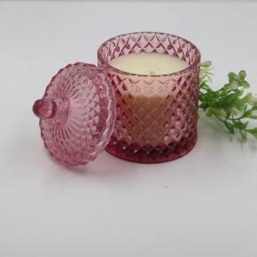 scented glass jar candle  