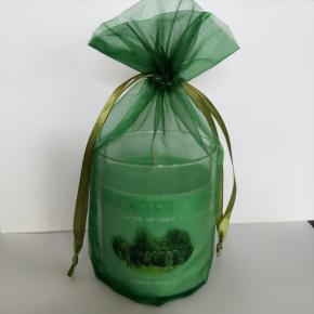 scented glass jar candle      
