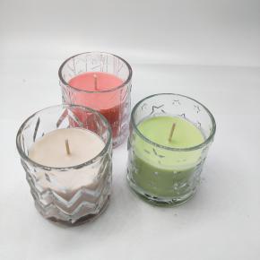 scented glass jar candle 