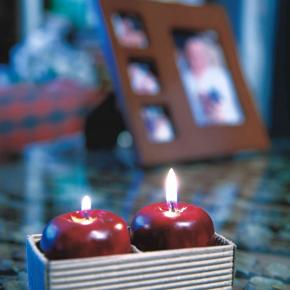 Fruit candle  