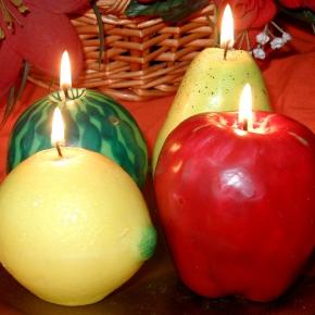 Fruit candle  