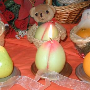 Fruit candle 