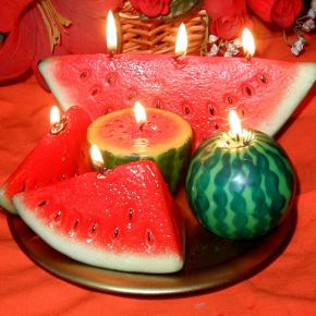 Fruit candle 