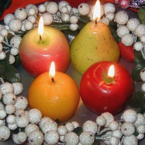 Fruit candle  