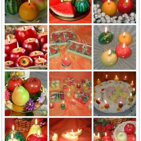 Fruit candle 